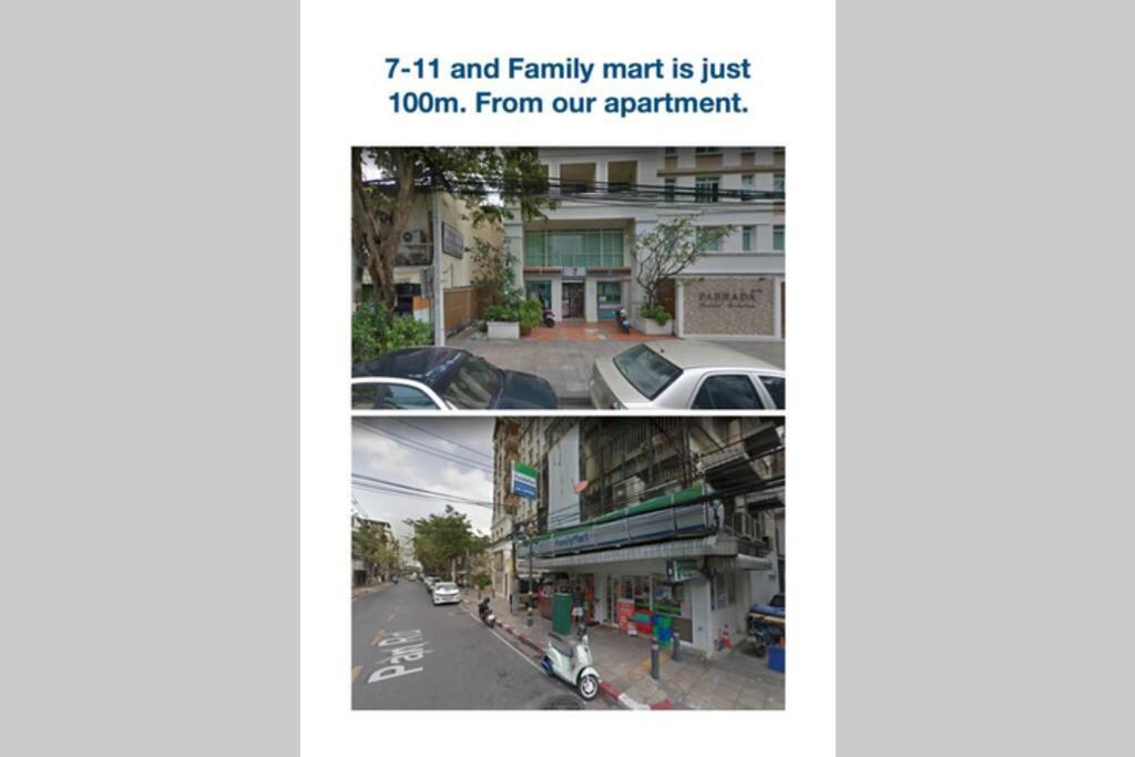 Apartamento estudio de 45 m² en Silom, con 1 baño privado. Bangkok Exterior foto